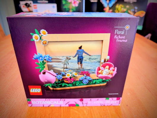 40916 Bilderamme med blomster